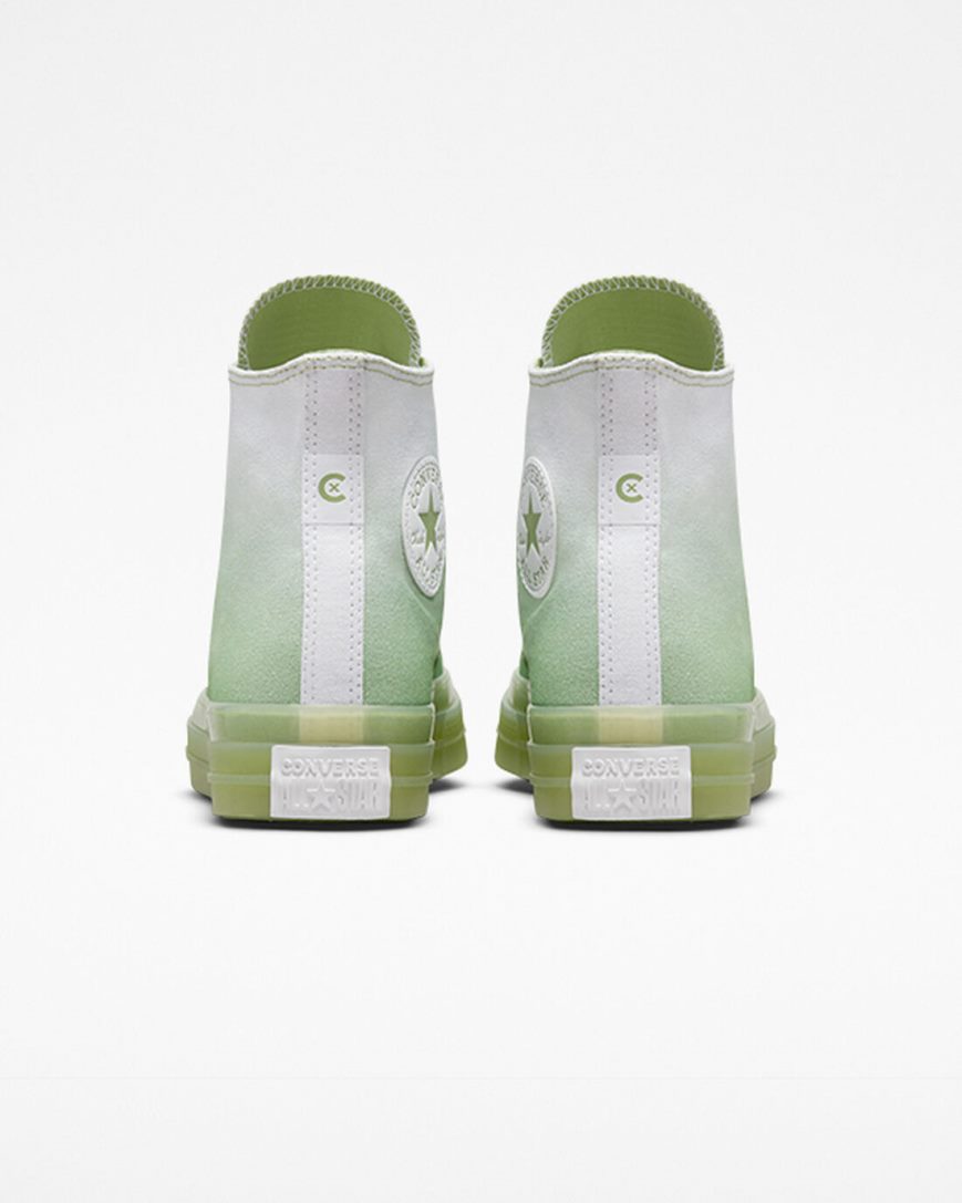 Women's Converse Chuck Taylor All Star CX Gradient High Top Shoes Green / White / Green | AU 5064CB